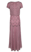 Adrianna Papell 191906600 Embellished Mesh Blouson Evening Dress