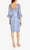 Adrianna Papell AP1D104722 - Embroidered Bell Sleeve Cocktail Dress Cocktail Dresses