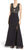 Adrianna Papell - AP1E201342 Ornate Plunging Sheath Dress in Black - 1 Pc Black in Size 16 Available CCSALE 16 / Black