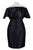 Adrianna Papell - AP1E201683 Off-Shoulder Mikado Sheath Dress Special Occasion Dress