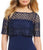 Adrianna Papell - AP1E203288 Lace Popover Bateau Evening Dress Special Occasion Dress
