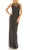 Adrianna Papell - AP1E205824 Illusion Bateau Fitted Evening Dress Evening Dresses