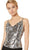 Adrianna Papell - AP1E206282 Sequined Animal Print Top Jumpsuit Evening Dresses