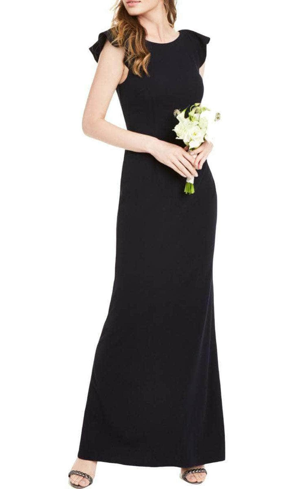 Adrianna Papell AP1E207352 Ruffle Trimmed Sheath Evening Dress