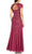 Adrianna Papell AP1E207786 - V Neck Sequin-Appliqued Evening Gown Prom Dresses