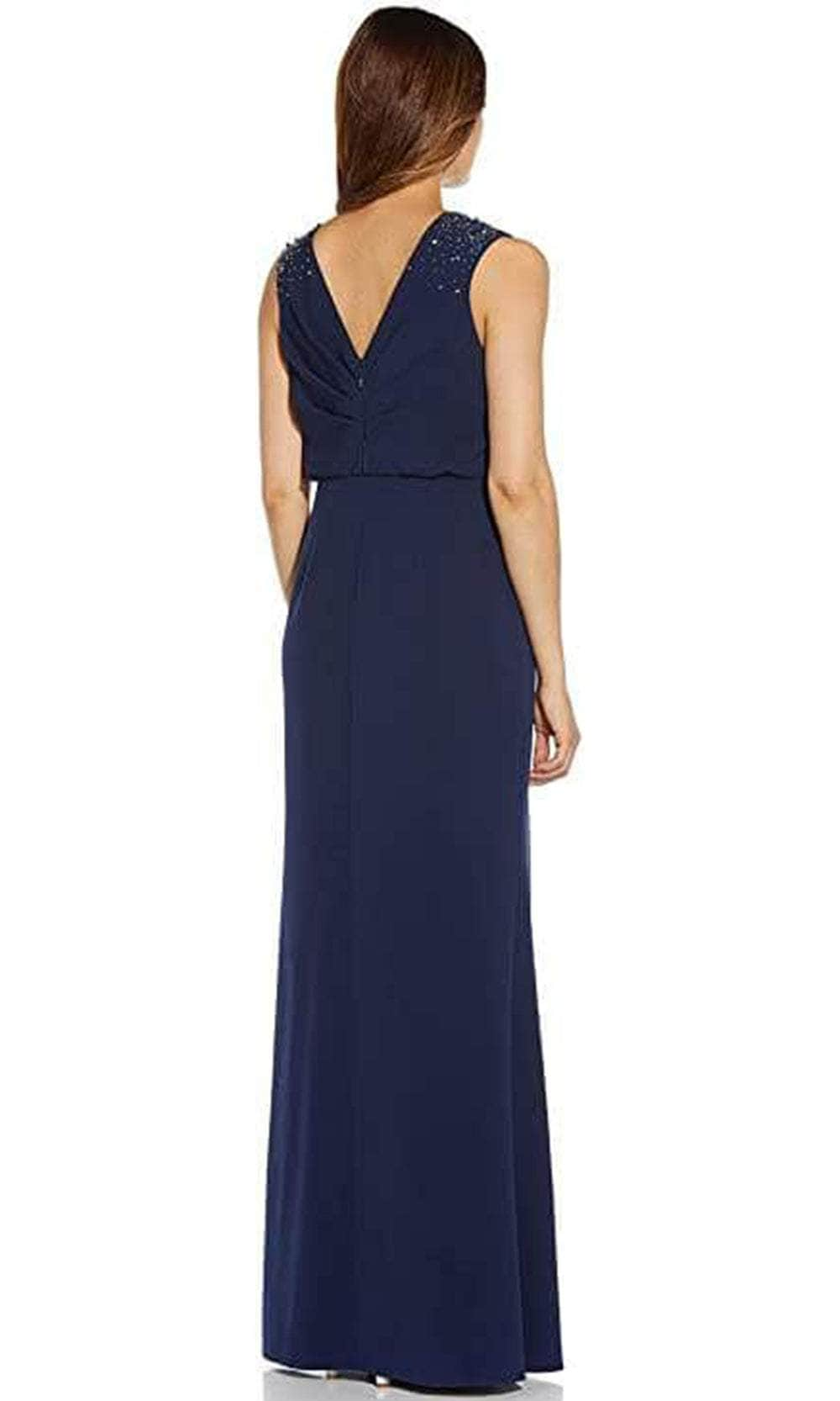 Adrianna Papell AP1E208964 Sleeveless Jewel Neck Formal Dress