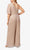 Adrianna Papell AP1E209490 W - Asymmetric Flutter Sleeve Jumpsuit Formal Pantsuits