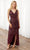 Adrianna Papell Platinum 40391 - Open V Back Sequined Dress Evening Dresses