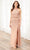 Adrianna Papell Platinum 40393 - Blouson Column Dress Evening Dresses