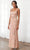 Adrianna Papell Platinum 40394 - Embellished Square Neck Gown Evening Dresses