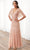 Adrianna Papell Platinum 40395 - Beaded V Neck Dress Evening Dresses