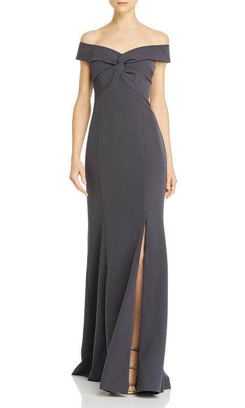 Aidan Mattox MD1E204359 Cross Knot Bodice Evening Dress