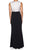 Aidan Mattox - MD1E204823 Drape V Neck Sheath Dress Evening Dresses