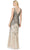 Aidan Mattox MD1E205951 - Sleeveless Jewel Neck Long Gown Evening Dresses