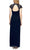 Alex Evenings - 112388 Scalloped Jewel Neck Cap Sleeve Long Dress - 1 pc Navy In Size 12 Available CCSALE 12 / Navy