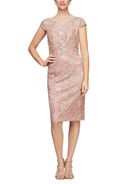 Alex Evenings Sequin Embroidered Sheath Dress in Peacock NWT 14 purchases