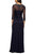 Alex Evenings - 132833 Beaded Illusion Column Dress Evening Dresses