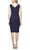 Alex Evenings - 134005 Faux Surplice Fitted Dress with Jewel Accent Cocktail Dresses