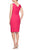 Alex Evenings - 134005 Faux Surplice Fitted Dress with Jewel Accent Cocktail Dresses