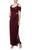 Alex Evenings - 232902 Cold Shoulder Long Gown With Slit Special Occasion Dress