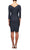 Alex Evenings 234134 - Wrap Style Formal Dress Cocktail Dresses 6P / Navy