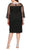 Alex Evenings 460146 - Beaded Illusion Neckline Cocktail Dress Special Occasion Dress