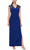 Alex Evenings - 81351585 Illusion Beaded Cap Sleeved Long Dress Special Occasion Dress 2 / Royal