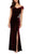 Alex Evenings 81917705 - Off Shoulder Velvet Evening Dress Special Occasion Dress 6 / Wine