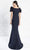 Alexander By Daymor - 1270 Embellished Bateau Long Trumpet Dress Evening Dresses