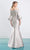 Alexander By Daymor - 1465 Off Shoulder Faux Wrap Trumpet Gown Evening Dresses