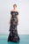 Alexander By Daymor - 1467 Off Shoulder Glittered Floral Gown Special Occasion Dress