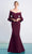 Alexander By Daymor - 1478 Quarter Sleeves Pleated Trumpet Dress Evening Dresses