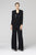 Alexander by Daymor - 248 Beaded Long Sleeve Pant Suits CCSALE 12 / Midnite