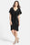 Alexander by Daymor - 609 Drape Short Sleeve V Neckline Cocktail Dress Mother of the Bride Dresses