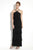 Alexander by Daymor - 703451 Tiered Halter Chiffon Dress CCSALE 14 / Black