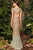 Alexander by Daymor - 959 Jewel Neck Sequined Evening Gown - 1 pc Gold/Silver In Size 4 Available CCSALE 4 / Gold/Silver