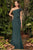 Alexander by Daymor - 992 Ruffled Asymmetric Trumpet Dress Mother of the Bride Dresses 2 / Forest