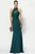 Alyce Paris - 27160 Lace Halter Gown CCSALE 4 / Pine