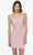 Alyce Paris 4319 - Beaded Sheath Cocktail Dress Cocktail Dresses 000 / Pink