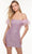 Alyce Paris 4498 - Thin Straps Sequin Cocktail Dress Special Occasion Dress 000 / Light Orchid