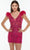 Alyce Paris 4501 - Plunging V-Neck Sequin Cocktail Dress Special Occasion Dress