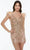 Alyce Paris 4501 - Plunging V-Neck Sequin Cocktail Dress Special Occasion Dress