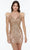 Alyce Paris 4501 - Plunging V-Neck Sequin Cocktail Dress Special Occasion Dress