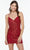 Alyce Paris 4515 - Sleeveless Glitter Cocktail Dress Special Occasion Dress 000 / Claret