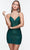 Alyce Paris 4515 - Sleeveless Glitter Cocktail Dress Special Occasion Dress 000 / Pine