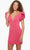 Alyce Paris 4527 - Rose Shoulders Cocktail Dress Special Occasion Dress 000 / Fuchsia