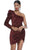 Alyce Paris 4539 - One Shoulder Puff Sleeve Cocktail Dress Special Occasion Dress