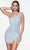 Alyce Paris 4541 - One Shoulder Cocktail Dress With Slit Special Occasion Dress 000 / Magic Opal