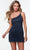 Alyce Paris 4588 - Beaded Dual Straps Cocktail Dress Special Occasion Dress 000 / Midnight