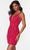 Alyce Paris 4599 - Sequin Sheath Cocktail Dress Cocktail Dresses 000 / Fuchsia